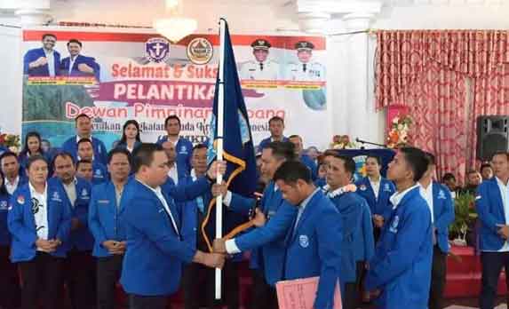 Plt Kepala Dinas Pertanian Tapteng Hadiri Pelantikan Pengurus DPC GAMKI