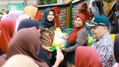 Wakil Bupati Madina Buka Gerakan Pangan Murah di Pasar Eks Bioskop Tapanuli
