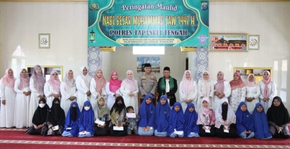 Polres Tapteng Peringati Maulid Nabi Muhammad Saw. 1447 H