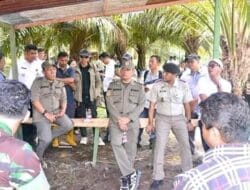 Bupati Tapteng Tinjau Lahan Lokasi Pembangunan Batalyon TP 905 TNI AD