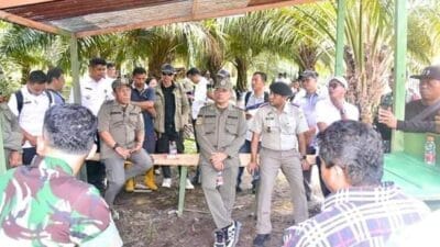 Bupati Tapteng Tinjau Lahan Lokasi Pembangunan Batalyon TP 905 TNI AD