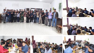 Letkol Inf Robert Panjaitan Pererat Hubungan TNI dan Media Lewat Silaturahmi di Kabanjahe