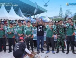 Wakil Bupati Lepas 800 Peserta Karo Tour de Sinabung X 2025