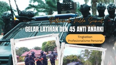 Batalyon C Pelopor Satbrimob Polda Sumut Gelar Latihan Den 45 Anti Anarki