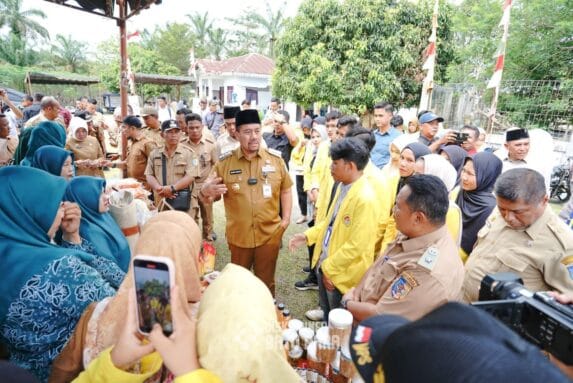 BERLAYAR di Datuk Tanah Datar, Bupati dan Wabup Batu Bara Ikut Cek Kesehatan Gratis