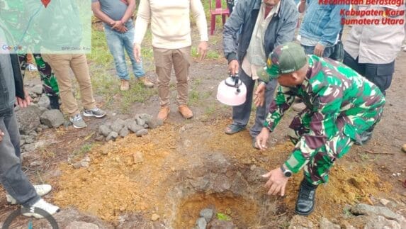 Pembukaan Kegiatan Jalan Usaha Tani di Desa Sempajaya Berastagi Dimulai