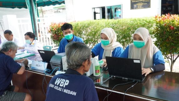 200 Warga Binaan Rutan Kelas I Medan Skrining Tuberkulosis