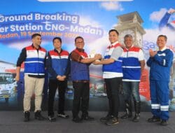 Pertama di Medan, Zakiyuddin Harahap Groundbreaking Pembangunan Mother Station CNG