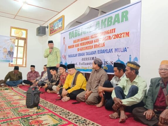 KUA Kecamatan Harian Peringati Maulid: Eratkan Persatuan Tanpa Perbedaan dengan Nilai-nilai Agama