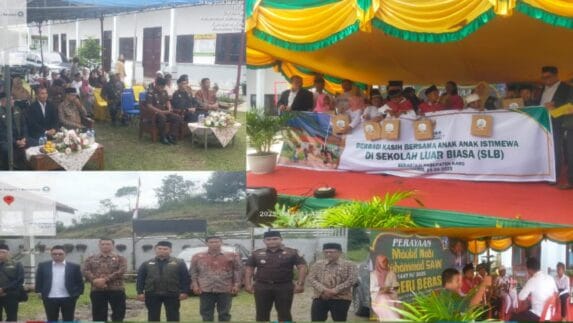 Peringatan Maulid Nabi di SLB Negeri Berastagi: Baznas Berbagi Kasih dengan Anak Istimewa Luar Biasa