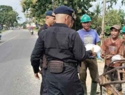 Jumat Berkah Batalyon B Satuan Brimob Polda Sumut: Senyum dan Harapan untuk Warga Tebingtinggi
