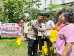 Bidhumas Polda Sumut Gelar Bakti Sosial Sambut HUT Ke-74 Humas Polri