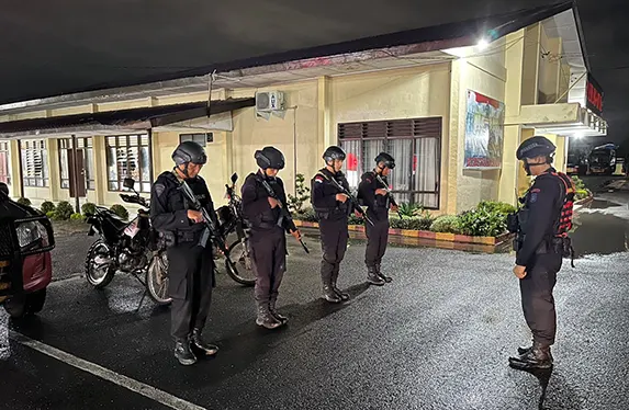 Brimob Sumut Gencar Patroli Malam, Wujudkan Medan Aman dari Gangguan Kamtibmas