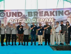 Kapolda Sumut Resmikan Pembangunan Pagar Depan Mapolda