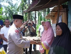 Kapolres Labusel Bantu Sembako, Pengobatan Anak Hingga Bedah Rumah