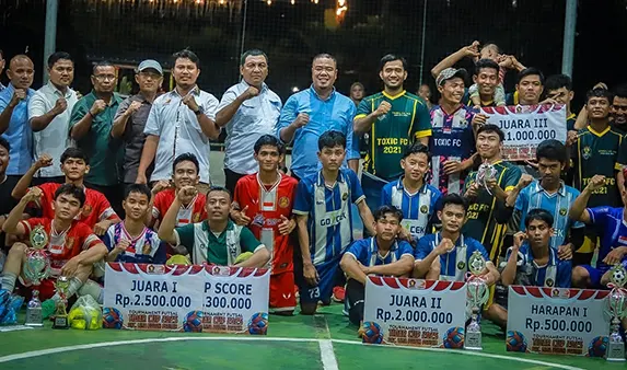 Penutupan Turnamen Futsal Tidar Cup, Wabup Batu Bara Ajak Remaja Jauhi Narkoba