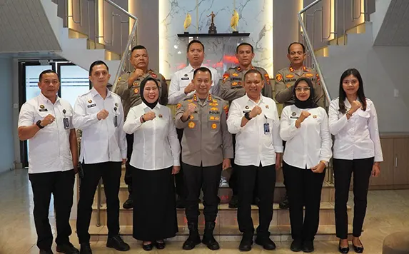 Perkuat Sinergi Penegakan Hukum, Kepala Rutan Kelas I Medan Silaturahmi ke Polrestabes Medan