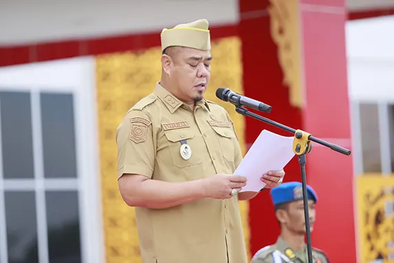 Pimpin Apel Gabungan, Wakil Bupati Batu Bara Ajak Tingkatkan Disiplin dan Loyalitas