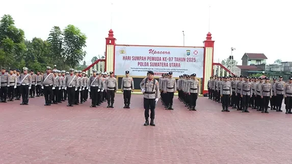 Polda Sumut Gelar Upacara Hari Sumpah Pemuda ke-97