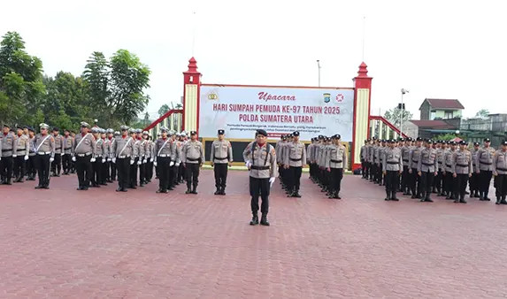Polda Sumut Gelar Upacara Hari Sumpah Pemuda ke-97