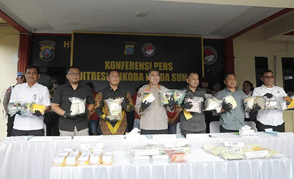 Polda Sumut dan Jajaran Ungkap 571 Kasus Narkoba