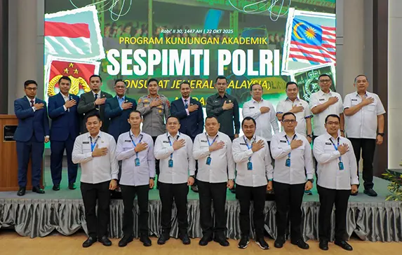 Polda Sumut dan Konsulat Jenderal Malaysia Perkuat Sinergi Keamanan Lewat Program Lawatan Akademik Sespimti Polri