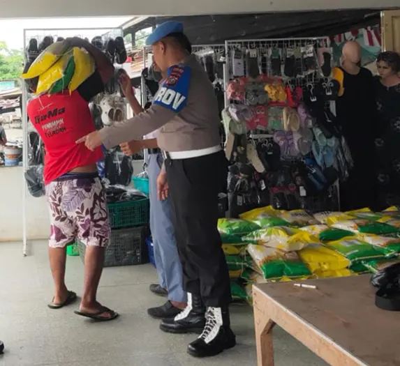 Polres Pelabuhan Belawan Gelar Gerakan Pangan Murah Polri