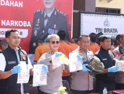 Polres Pematangsiantar Konferensi Pers Pengungkapan Kasus Pencurian, Penggelapan, Penadahan Ranmor dan Peredaran Narkoba