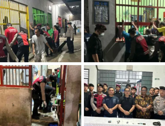 Polres Tapteng dan Lapas Sibolga Gelar Razia Gabungan Cegah Peredaran Narkoba dan Barang Terlarang