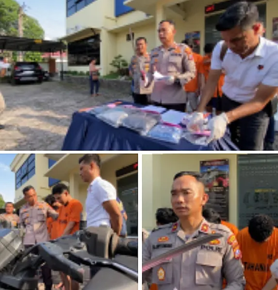 Polsek Medan Baru Ungkap Komplotan Begal Sadis