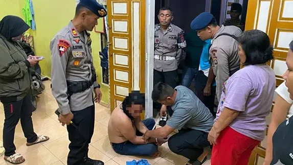 Respons Cepat Brimob Polda Sumut Amankan Pelaku KDRT dan Penganiayaan di Medan Tembung