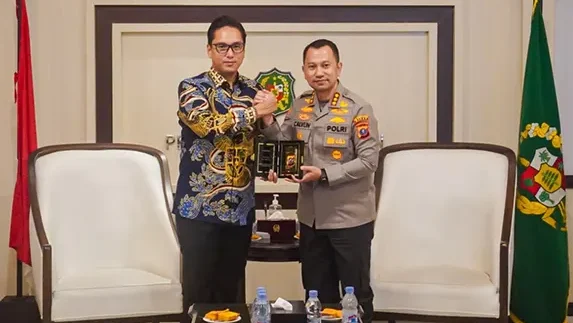 Rico Waas Sambut Kunjungan Kapolrestabes Medan