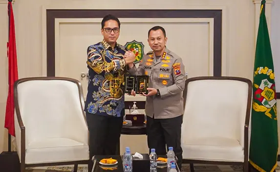 Rico Waas Sambut Kunjungan Kapolrestabes Medan