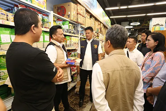 Tim Satgas Pangan Pusat dan Polda Sumut Sidak Harga Beras di Sejumlah Pasar Medan