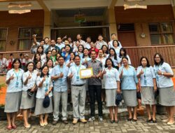 Densus 88 Satgaswil Sumut Ajak Siswa SMA Katolik Kabanjahe Tanamkan Semangat Nasionalisme dan Tolak Paham Radikal