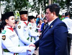 Bupati Samosir Kukuhkan Paskibraka Kabupaten Samosir Tahun 2025