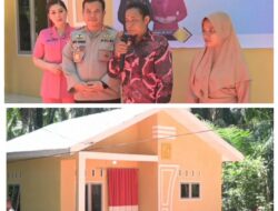 Kapolres Labusel Resmikan Bedah Rumah Warga Kurang Mampu di Aek Batu