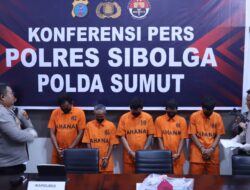 Kerja Cepat Polres Sibolga: Lima Pelaku Pembunuhan di Masjid Agung Berhasil Diamankan Kurang dari Tiga Hari