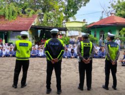 Sat Lantas Polres Sibolga Laksanakan Kegiatan BINLUH “Police Goes To School” di SMP Negeri 3