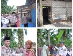 Kapolres Labusel Tinjau Rencana Bedah Rumah dan Santuni Anak Yatim di Silangkitang