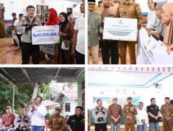 Kapolres Labusel Dampingi Bupati Tinjau Program Pemberdayaan dan Bantuan Sosial di Kecamatan Silangkitang