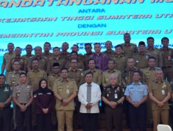 Bupati Tapteng Tandatangani Perjanjian Kerjasama Penerapan Pidana Kerja Sosial