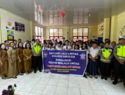 Sat Lantas Polres Sibolga Gelar Police Goes To School di SMPN 2 Sibolga