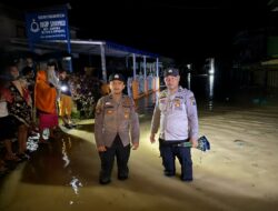 Derasnya Hujan Sebabkan Bencana, Polsek Parlilitan Polres Humbahas Tetap Siaga