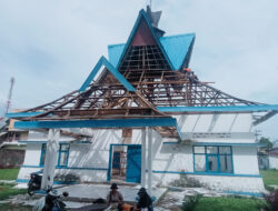 Renovasi Jambur Nasional di Desa Namo Simpur Tak Gunakan Plang Proyek