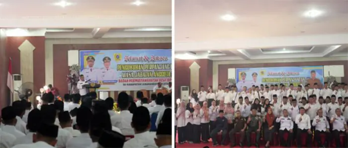 Wabup Syahdian Kukuhkan BPD se-Kabupaten Labusel