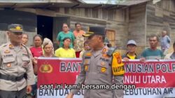 Polres Taput Pasang 4 Titik Sumur Bor di Wilayah Terdampak Bencana Longsor dan Banjir