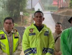 Kapolres Taput Tinjau Titik Longsor Parmonangan, Pastikan Warga Aman dan Evakuasi Berjalan