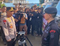 Sinergi Negara untuk Masyarakat: Brimob Polda Sumut Amankan Peninjauan Presiden, Panglima TNI dan Kapolri