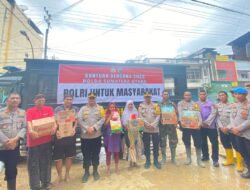 Polres Sibolga Salurkan Bantuan Sosial Kapolri untuk Korban Tanah Longsor di Kota Sibolga